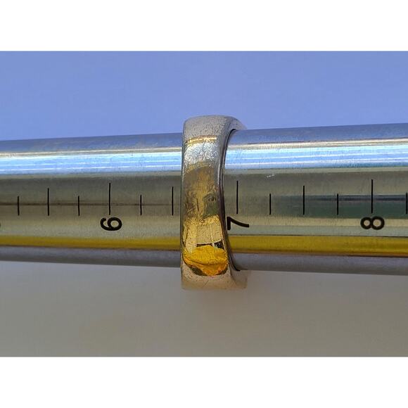 Vintage Gold Ring 18k HGE Faux Rubies & Diamonds Arthur M Anderson Size 6.75 - Picture 7 of 9